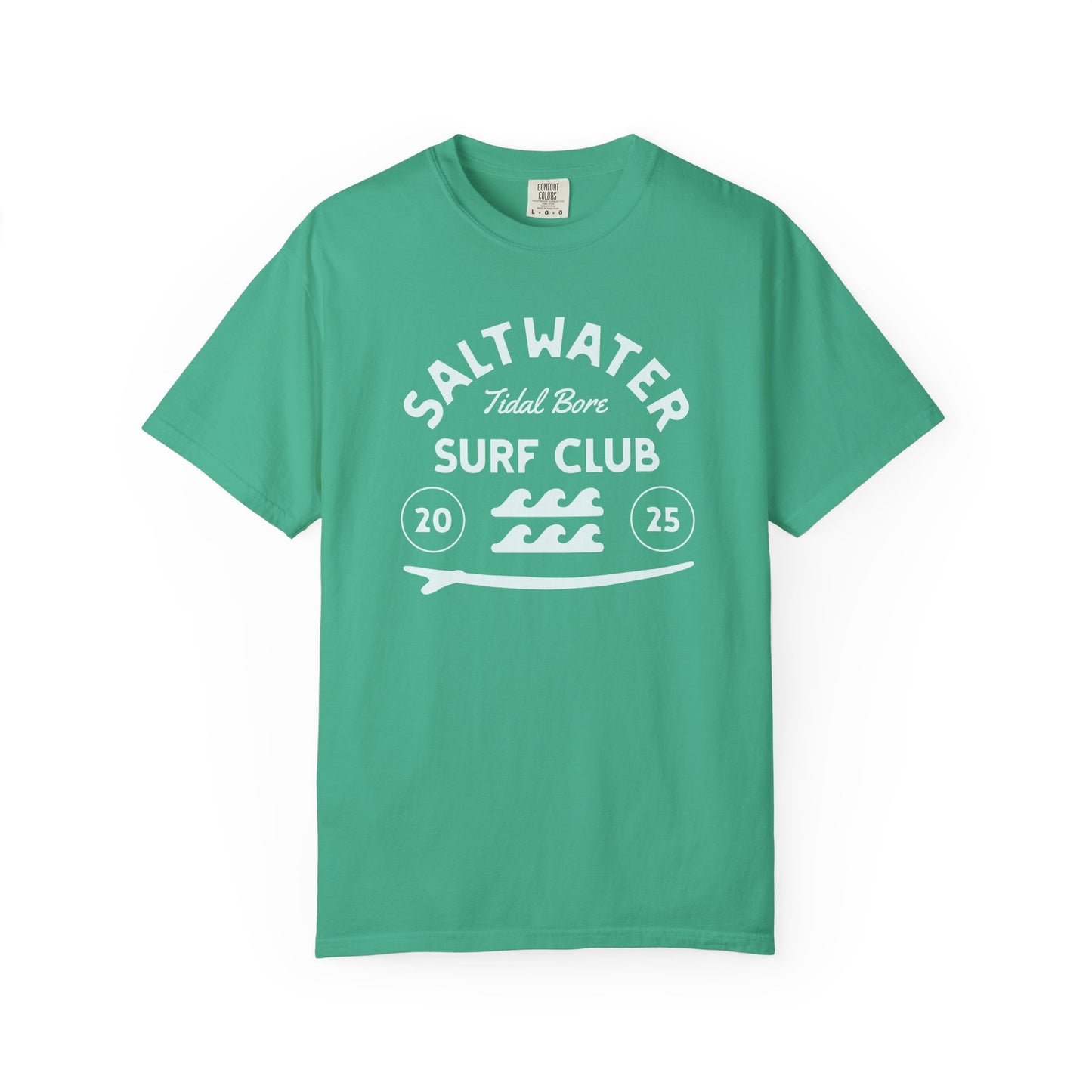 Surf Club Unisex T-Shirt, Eco-Friendly Tee, Beachwear, Casual Summer Apparel, Gift for Surfers, Coastal Vibe