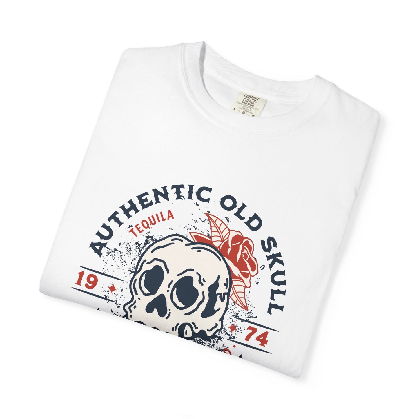 Skull Tequila T-Shirt, Vintage Fashion Tee, Unisex Summer Shirt, Casual Wear Gift, Cool Style for Occasions