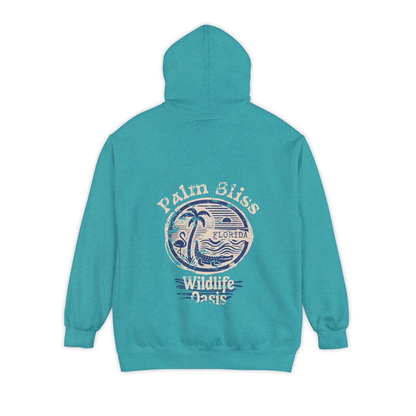 Palm Bliss Cozy Hoodie - Palm Bliss Design, Unisex Casual Pullover, Perfect for Nature Lovers, Gift for Outdoor Enthusiasts, Travel