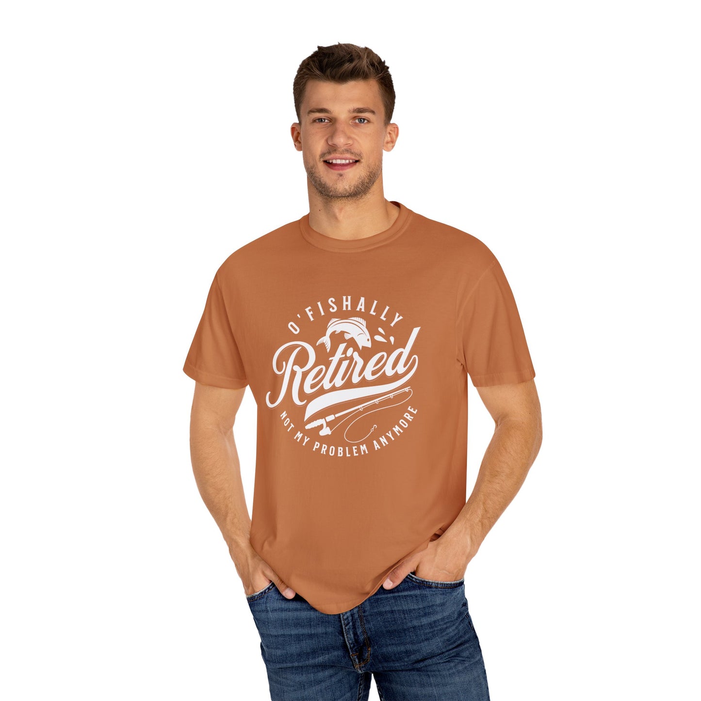 Retro Fishally Retired T-Shirt, Funny Retirement Gift, Unisex Tee for Fishermen, Ocean Lovers, Casual Wear, Birthday Gift