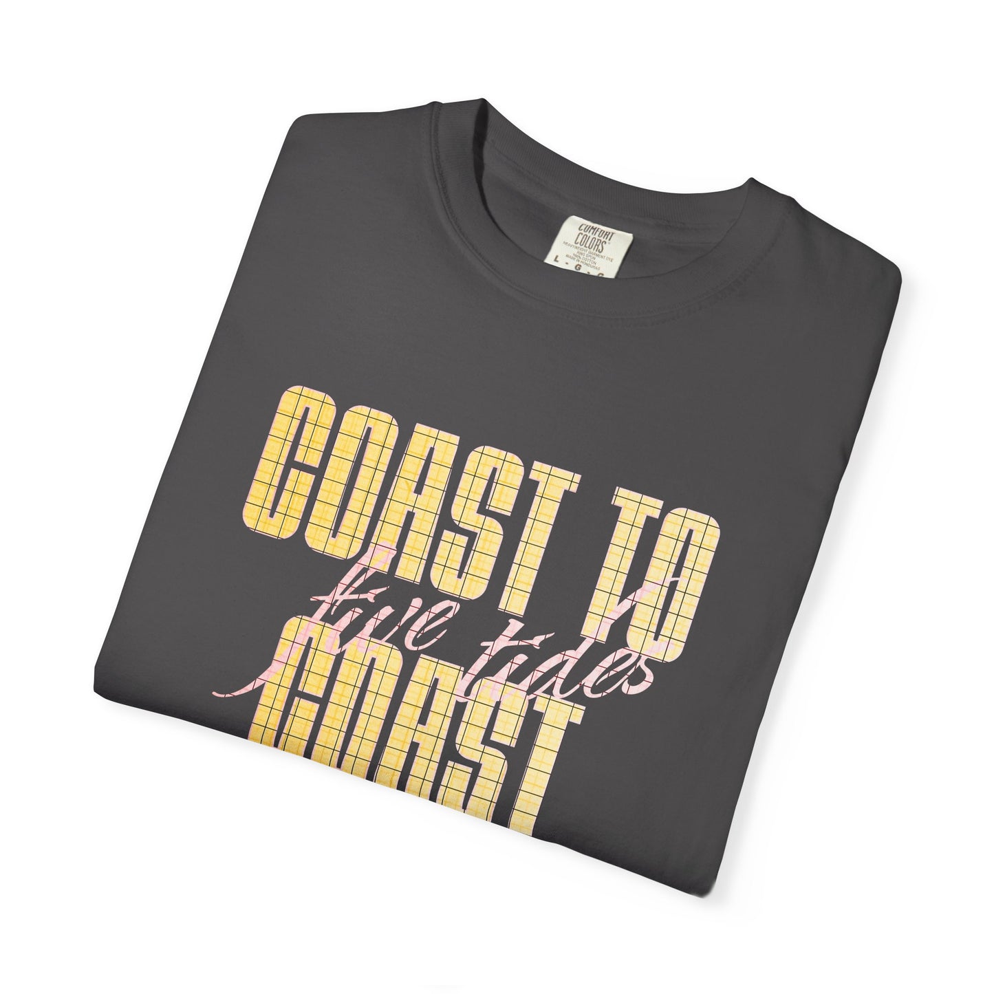 Coast to Coast Five Tides T-Shirt, 100% Ring-Spun, Garment-Dyed Cotton