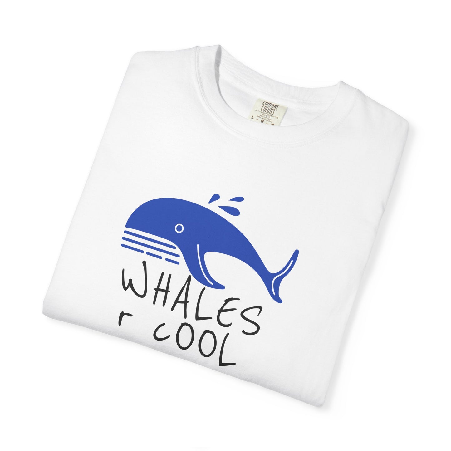 Whales R Cool T-Shirt, 100% Ring-Spun Garment-Dyed Cotton