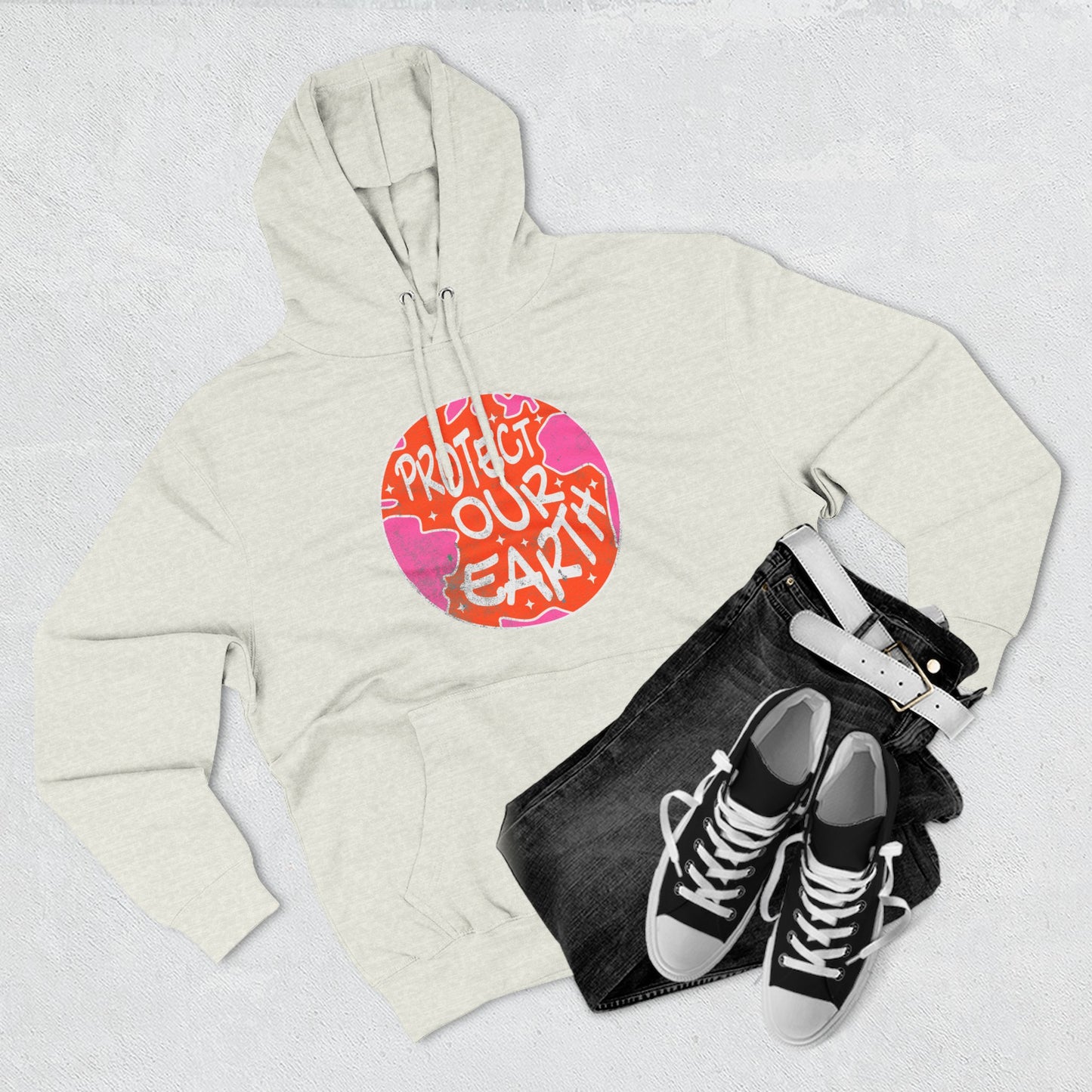 Lighthouse Surf Hoodie - Cozy Fleece Sweatshirt, Perfect for Beach Lovers, Casual Wear, Great Gift for Surfers, Travel Inspiration