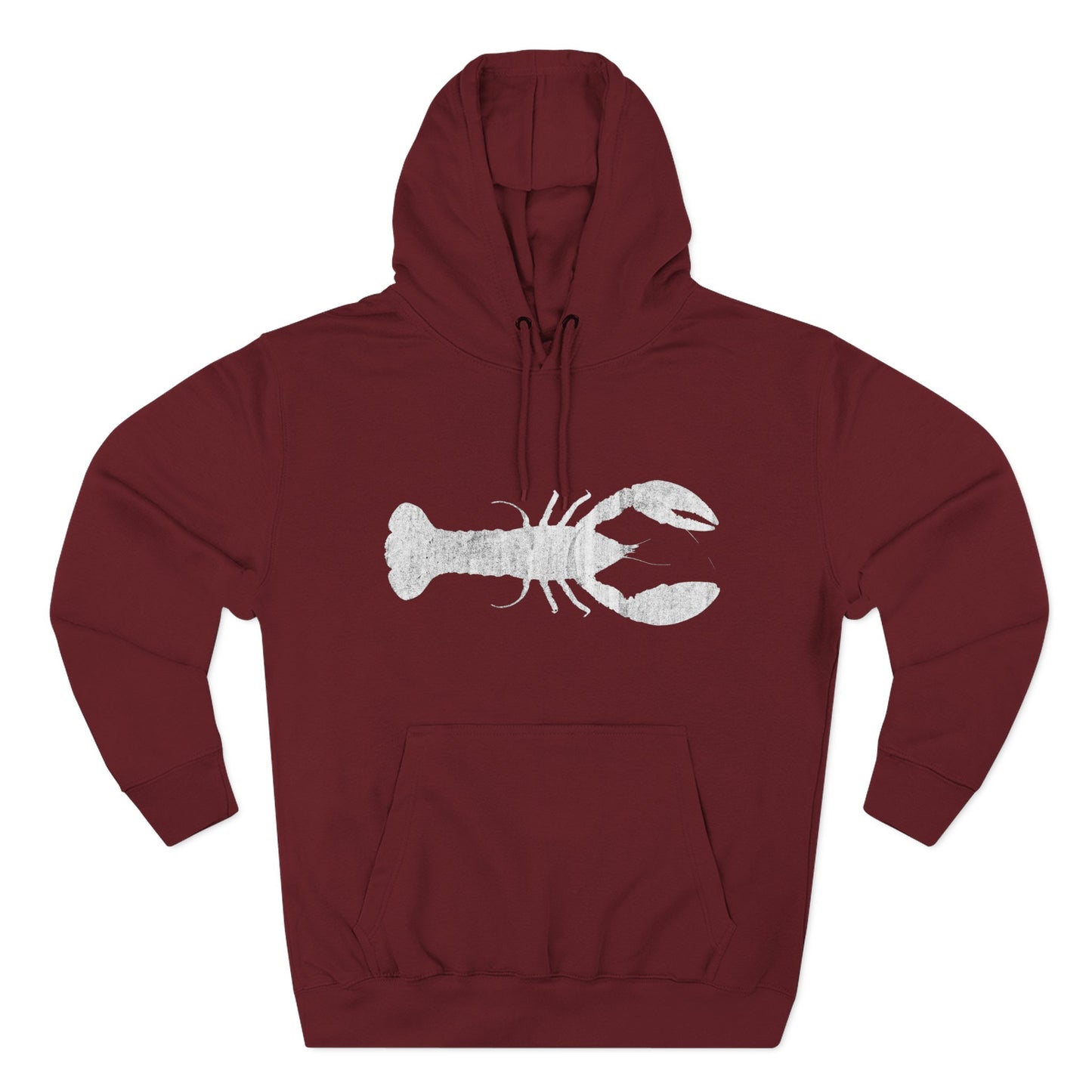 Lobster Fleece Hoodie - Cozy Pullover for Seafood Lovers, Casual Wear, Beach Days, Gift for Grill Masters, Maritime Style