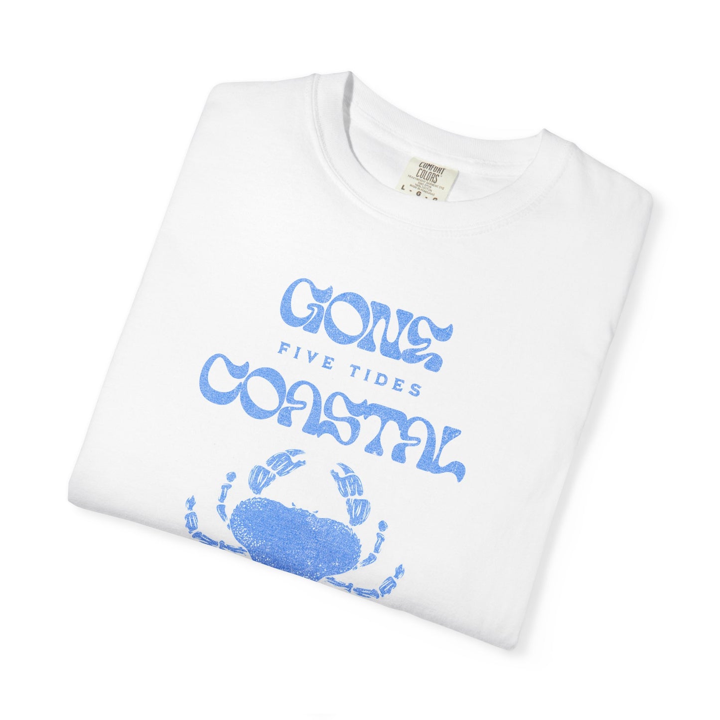 Gone Coastal Crab T-Shirt, 100% Ring-Spun, Garment-Dyed Cotton