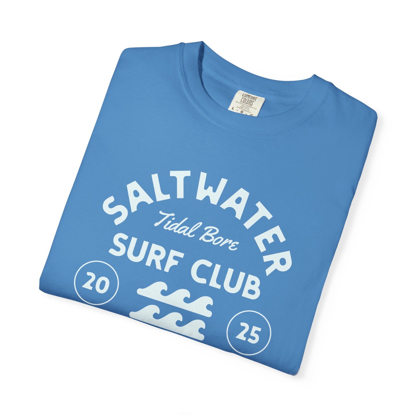 Surf Club Unisex T-Shirt, Eco-Friendly Tee, Beachwear, Casual Summer Apparel, Gift for Surfers, Coastal Vibe