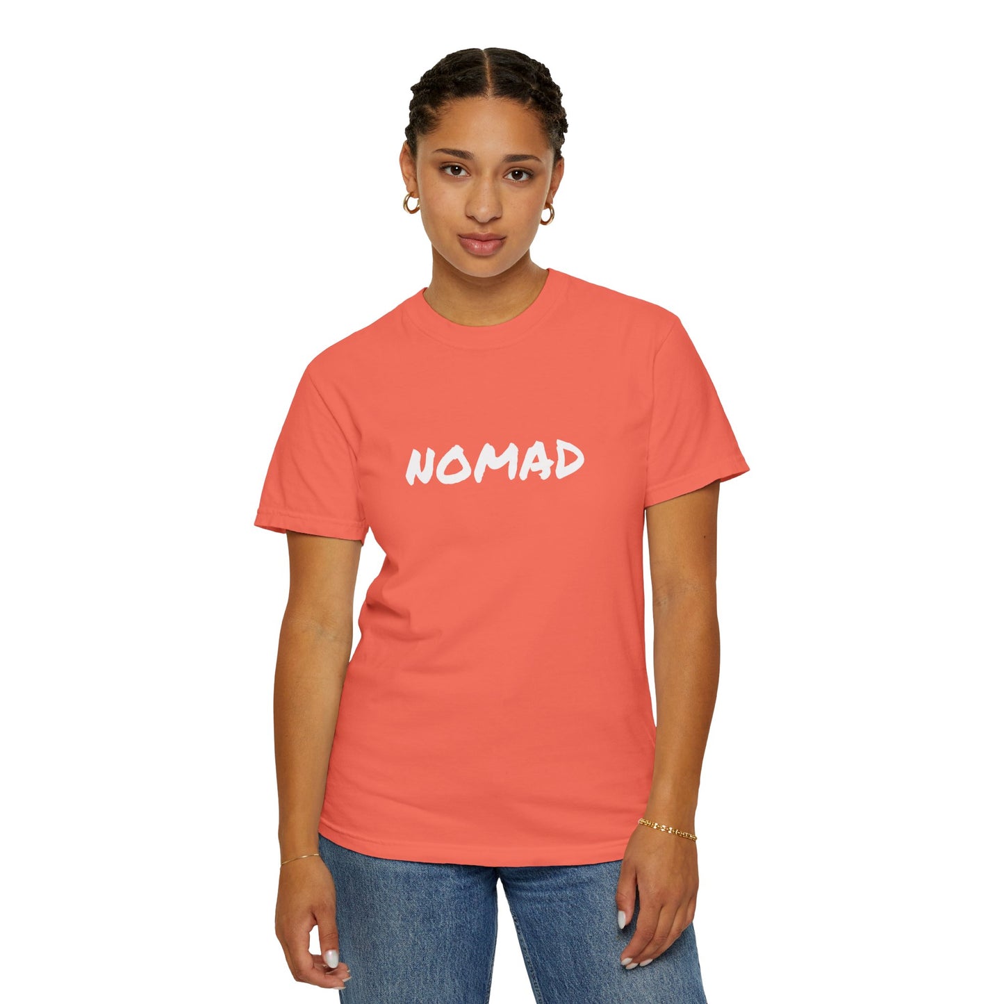 Nomad Unisex Garment-Dyed T-Shirt | Travel Lovers Tee, Adventure Apparel, Gift for Nomads, Casual Everyday Wear, Summer Style