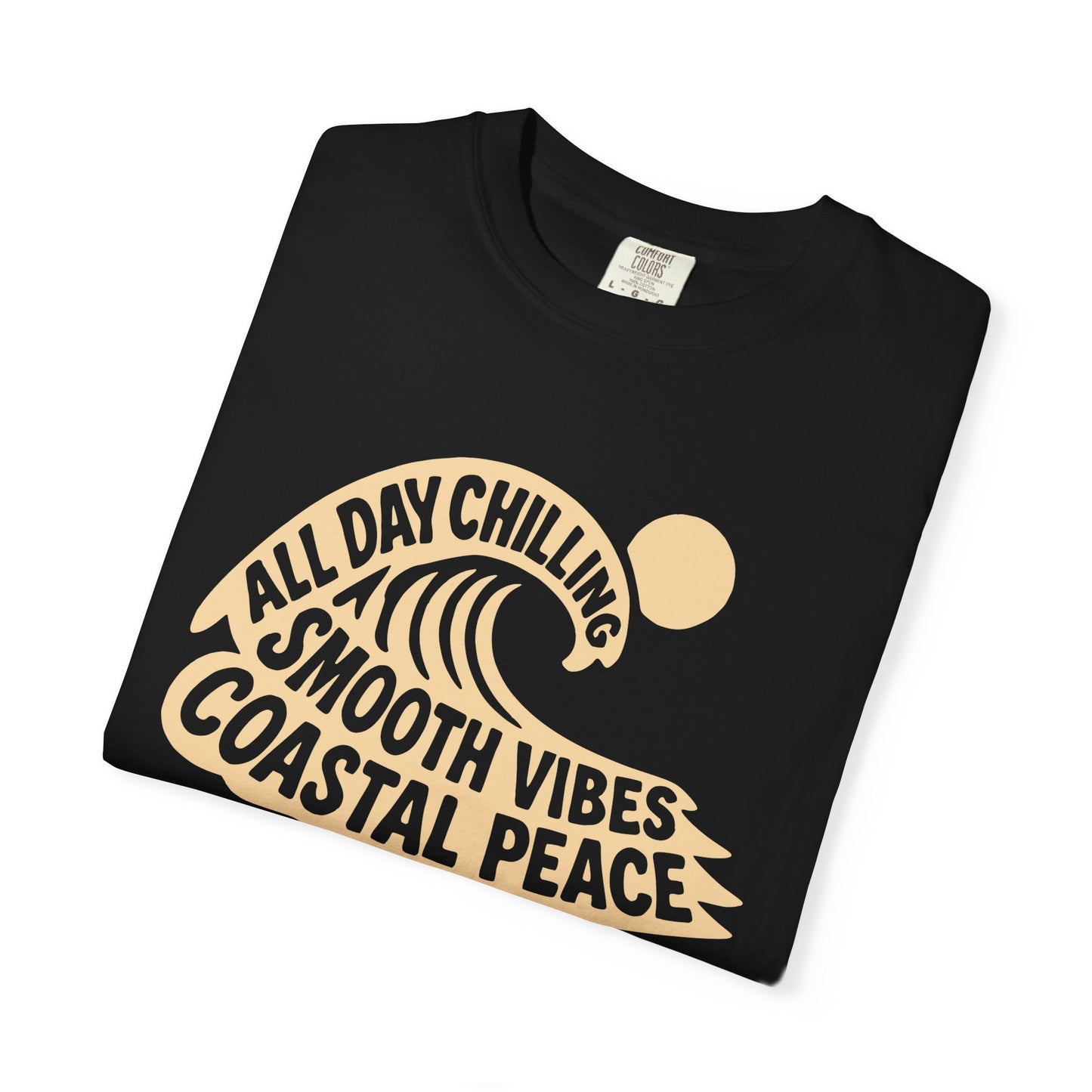 Coastal Vibes T-Shirt - Relaxed Beachy Tee, Unisex Summer Shirt, Chill Wave Tee, Perfect for Vacations, Gift for Ocean Lovers