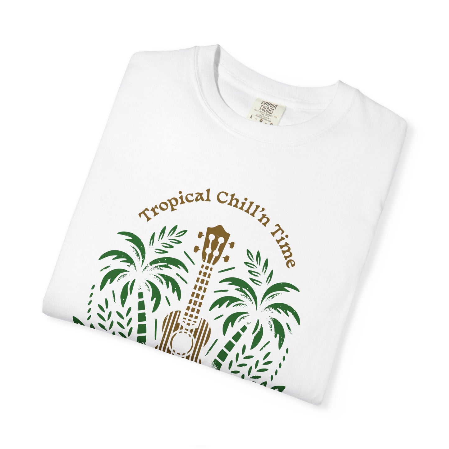 Tropical Chill T-Shirt, Summer Vibes Tee, Music Lover Gift, Beach T-Shirt, Relaxation Shirt, Unisex Tee for Vacations