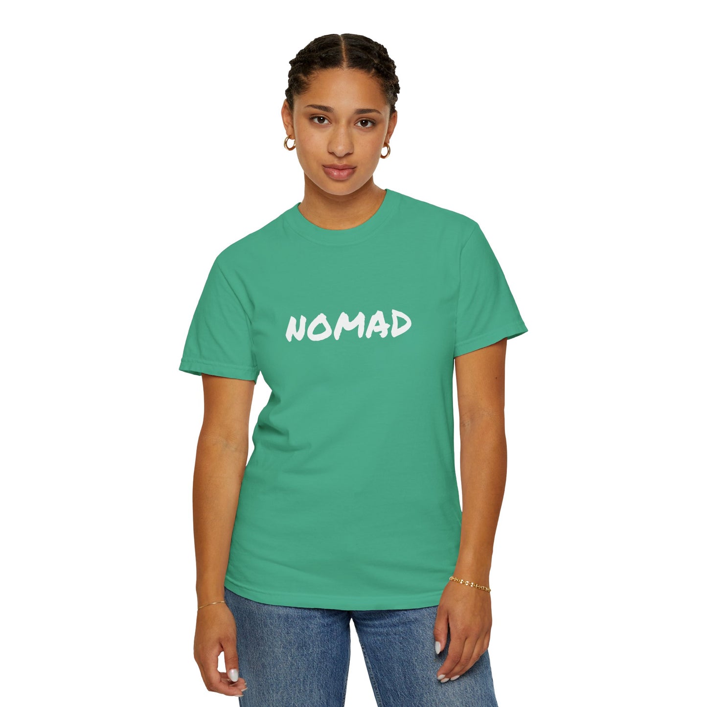 Nomad Unisex Garment-Dyed T-Shirt | Travel Lovers Tee, Adventure Apparel, Gift for Nomads, Casual Everyday Wear, Summer Style