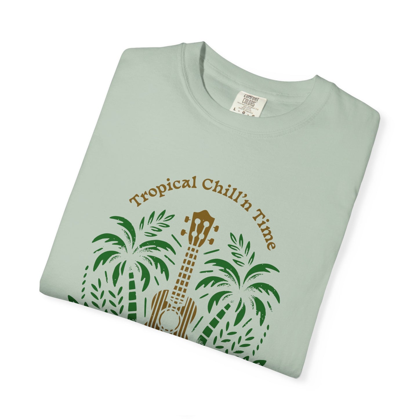 Tropical Chill T-Shirt, Summer Vibes Tee, Music Lover Gift, Beach T-Shirt, Relaxation Shirt, Unisex Tee for Vacations
