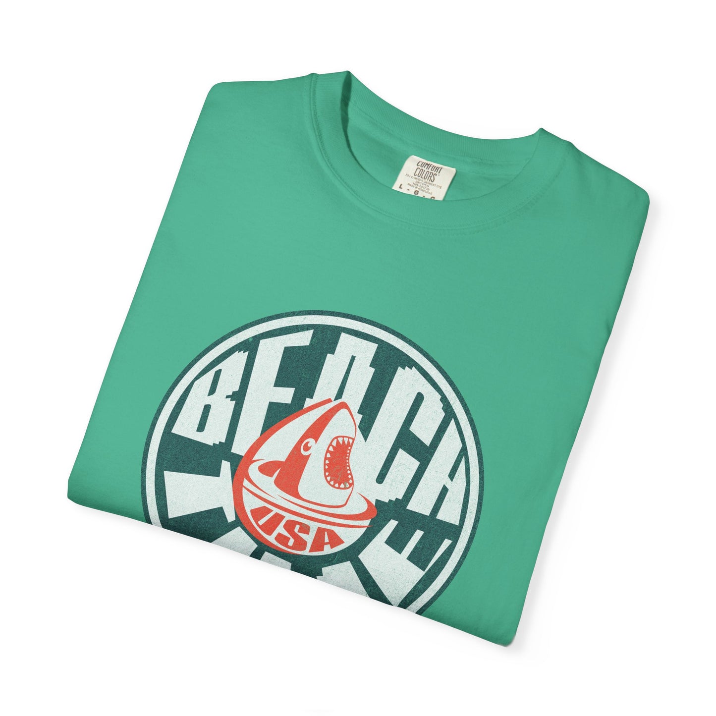 Beach Time USA Garment-Dyed T-Shirt, 100% Ring-Spun Cotton