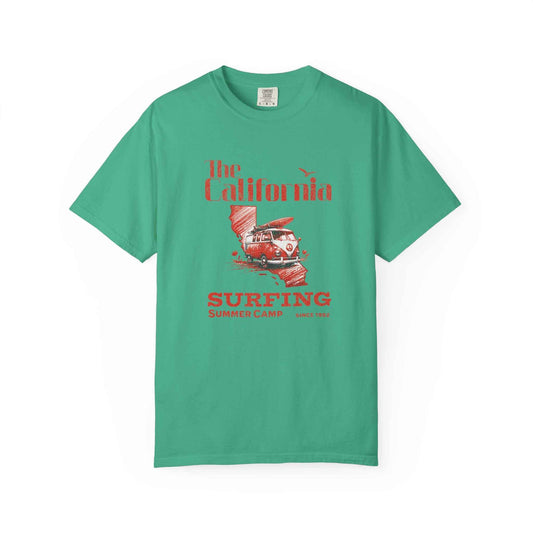 California Surf Camp, Garment-Dyed T-Shirt, Unisex