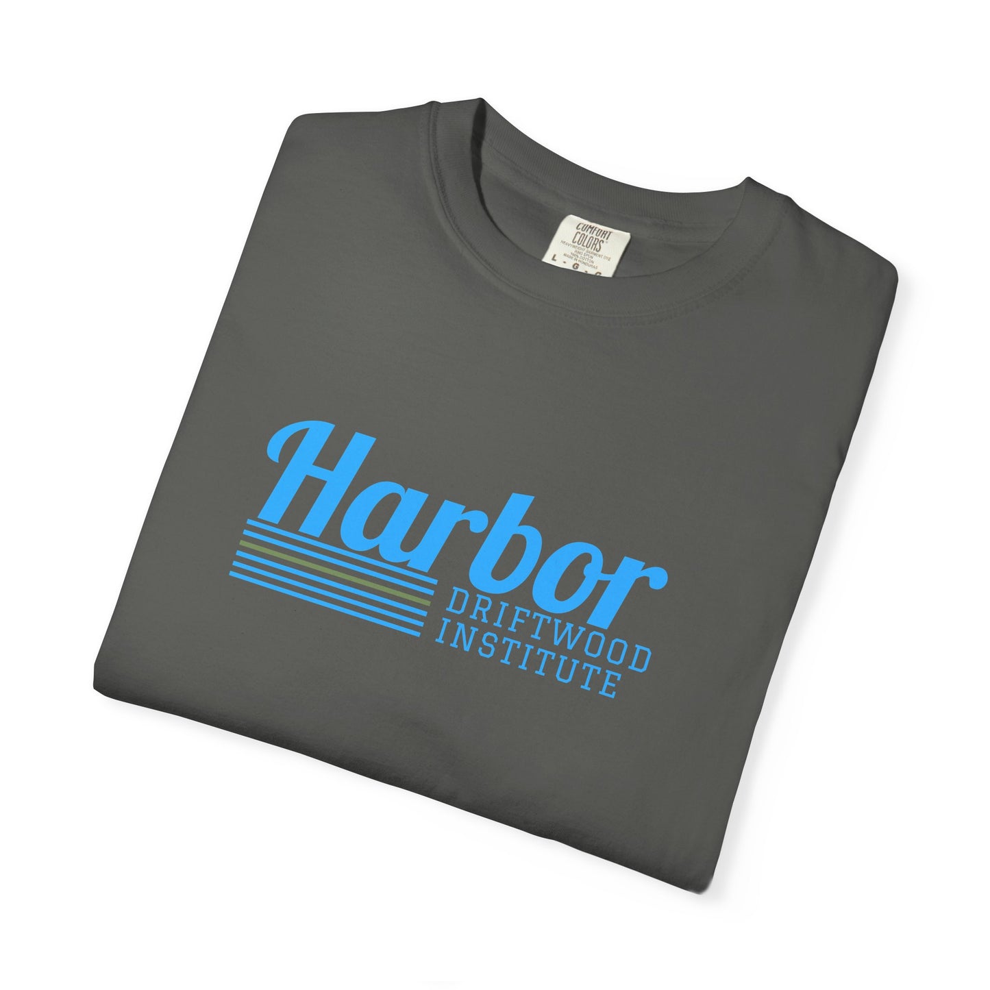 Harbor Driftwood Institute Unisex T-shirt, Casual Tee for Beach Lovers, Summer Vibes, Gift for Ocean Enthusiasts, Perfect for Relaxing