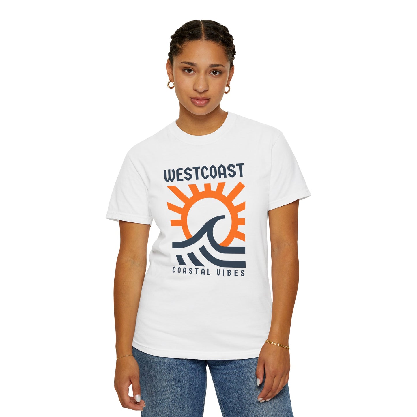 Westcoast Vibes T-Shirt, Summer Essentials, Gift for Beach Lovers, Casual Wear, Trendy Tee, Vacation Outfit