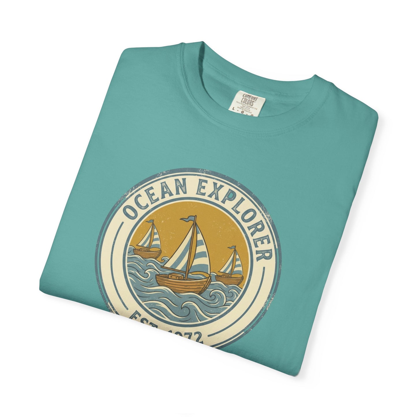Ocean Explorer T-Shirt - Vintage Sailboat Summer Beach Graphic Tee