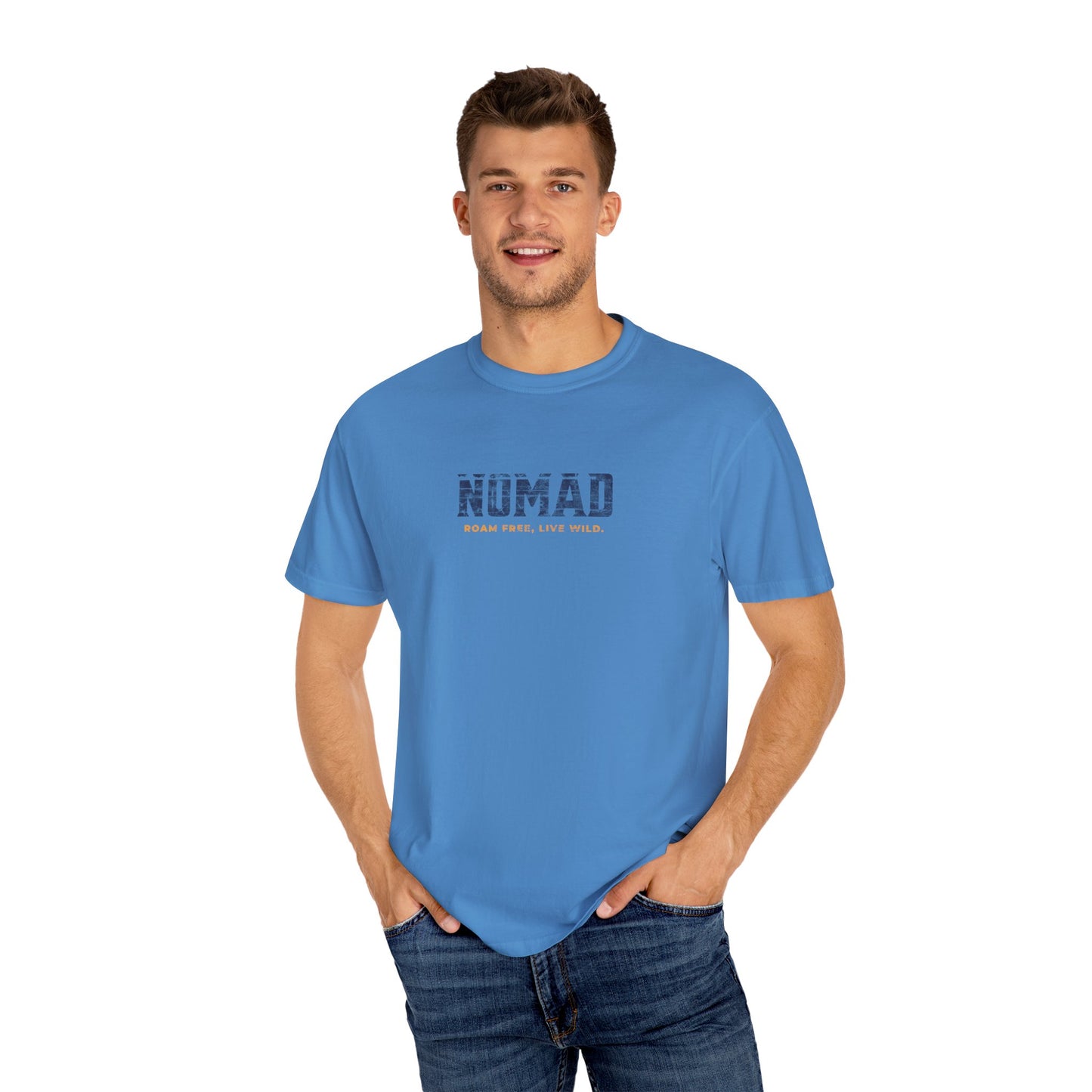 Nomad Adventure T-Shirt, Unisex Beach Tee, Perfect for Travel Lovers, Gifts for Explorers, Casual Summer Wear, Outdoor Activities