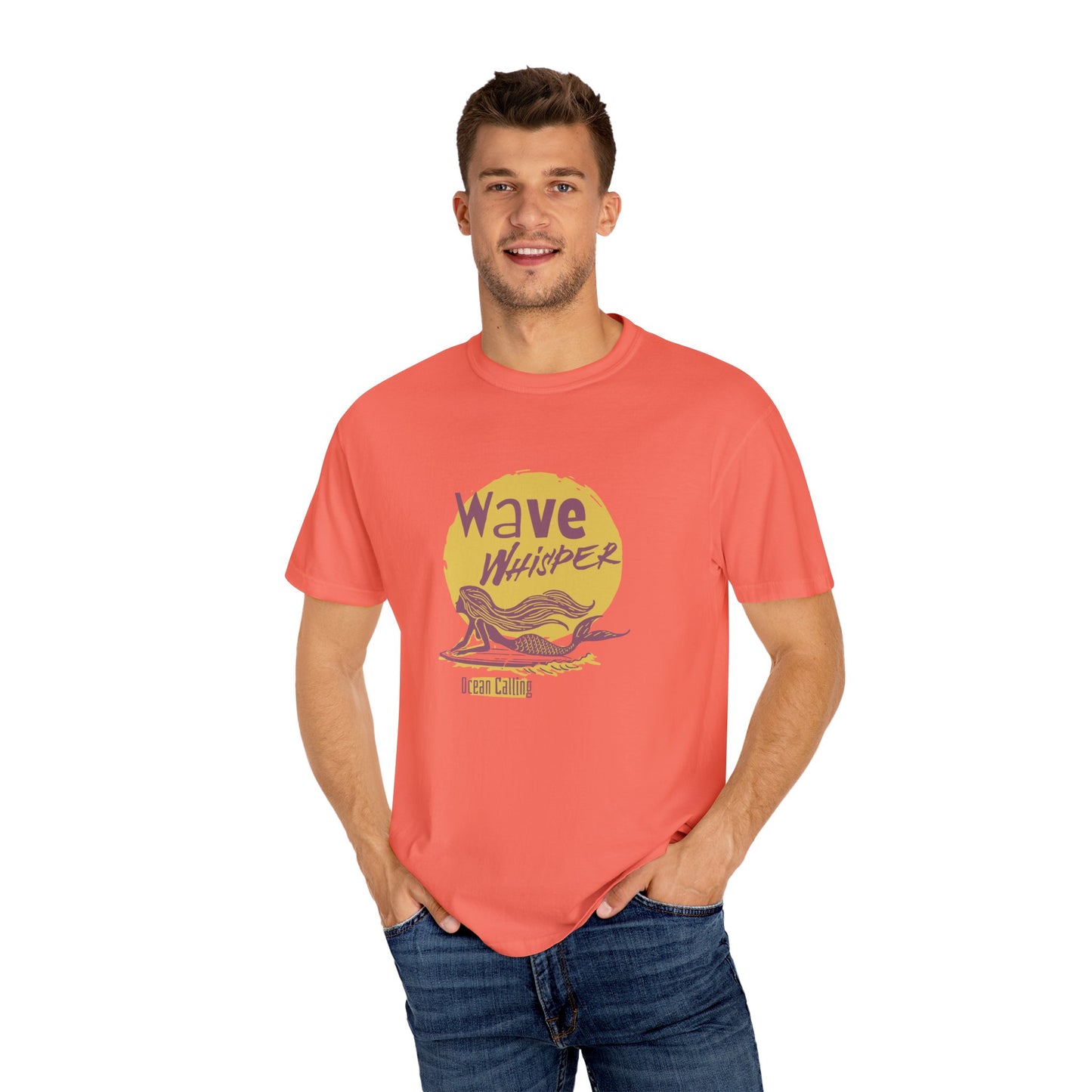 Mermaid Wave T-Shirt - Coastal Vibe, Ocean Lover Gift, Summer Casual Wear, Beach Day Essential, Graphic Tee with Quote