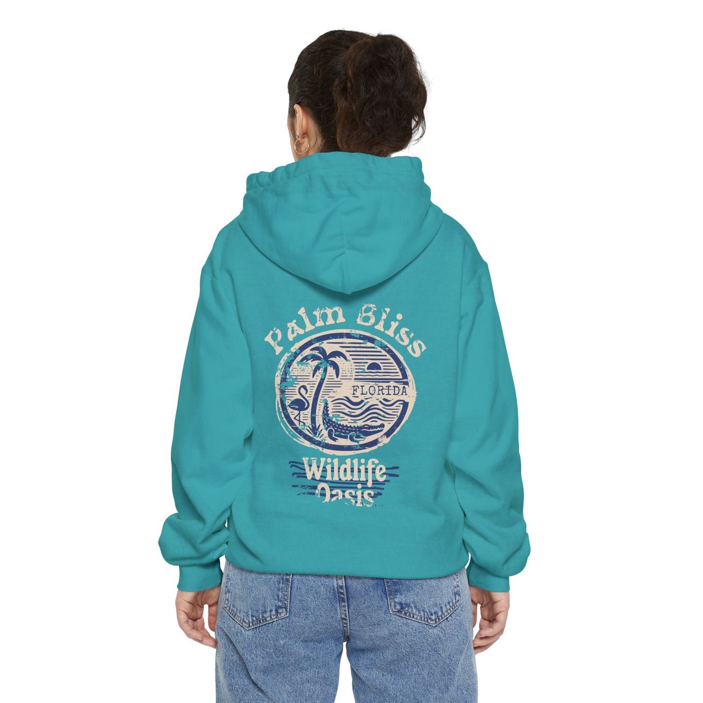 Palm Bliss Cozy Hoodie - Palm Bliss Design, Unisex Casual Pullover, Perfect for Nature Lovers, Gift for Outdoor Enthusiasts, Travel