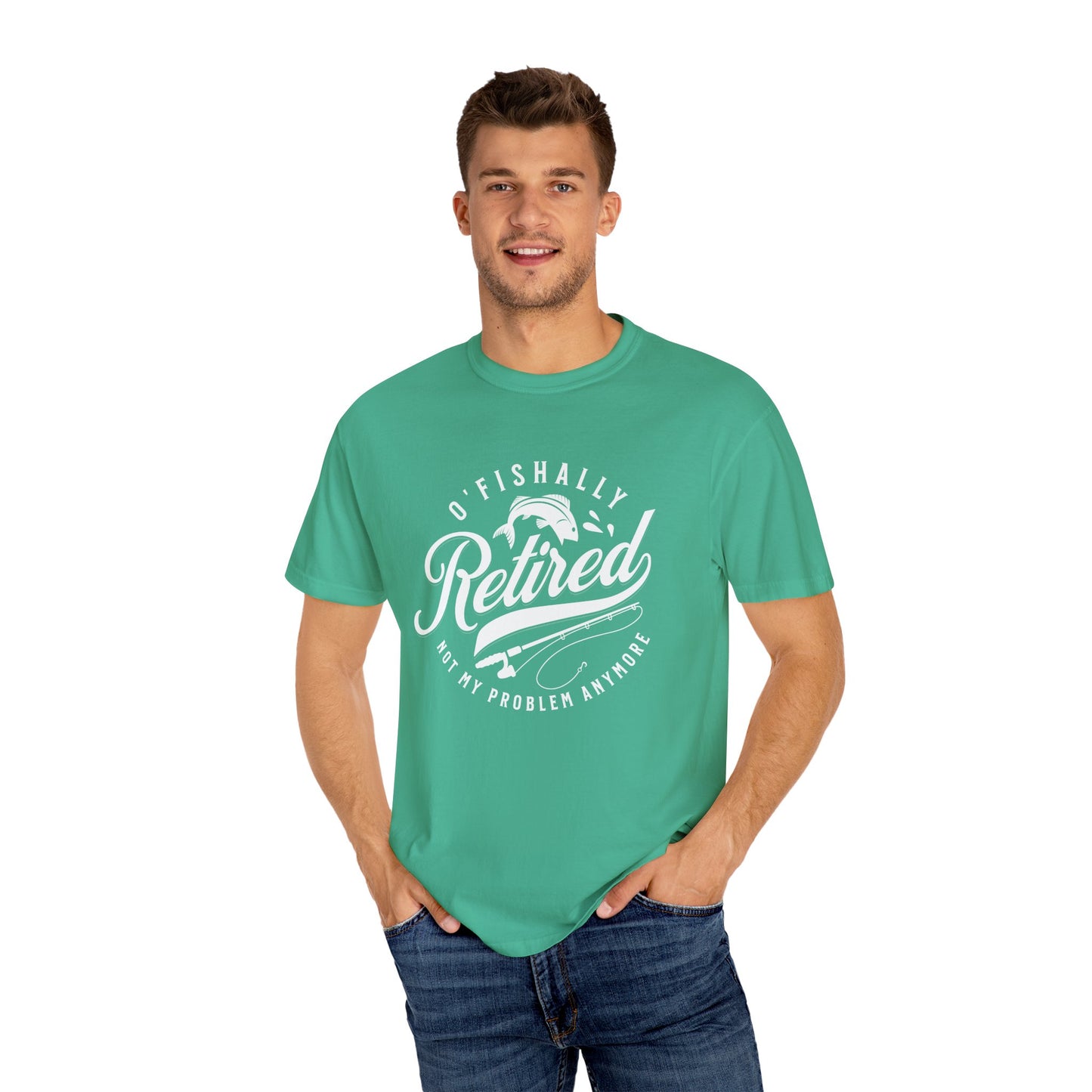 Retro Fishally Retired T-Shirt, Funny Retirement Gift, Unisex Tee for Fishermen, Ocean Lovers, Casual Wear, Birthday Gift
