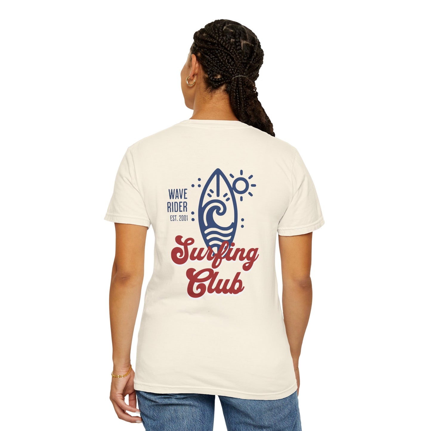 Wave Rider Surfing Club T-Shirt, Casual Unisex Tee, Beachwear, Surfing Gift, Summer Style, Outdoor Fun - Ocean Lover Apparel, Beach Life