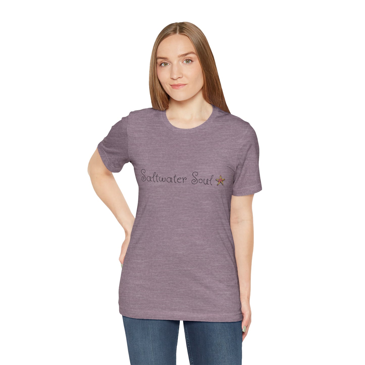 Saltwater Soul Unisex Casual Summer Tee Shirt, Beachwear, Gift for Travelers, Vacation Outfit, Relaxed Style, Trending Store, Cool T-Shirt