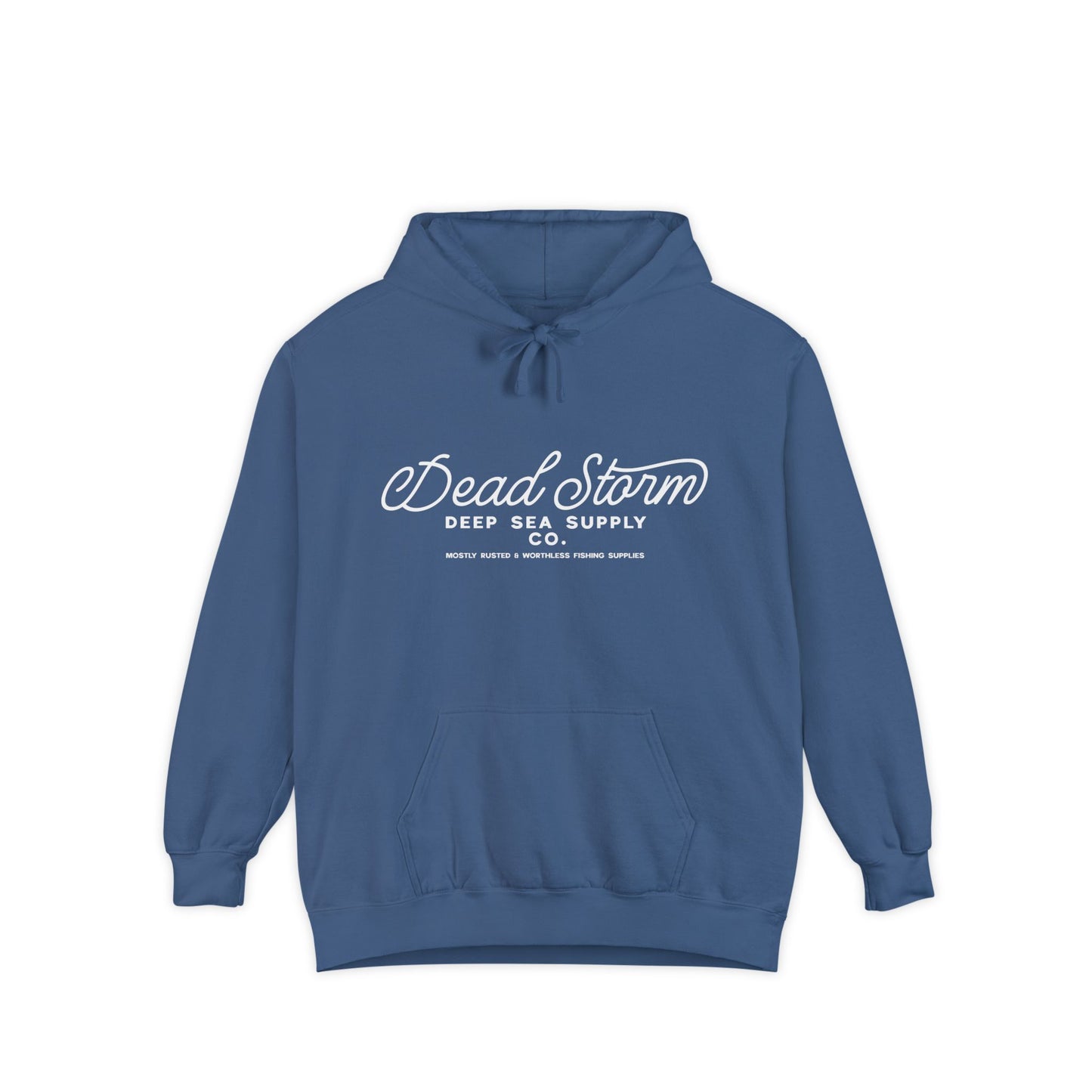 Vintage Deep Sea Supply Design, Garment-Dyed, Cozy Casual Wear, Perfect for Fall Outings, Gift for Ocean Lovers