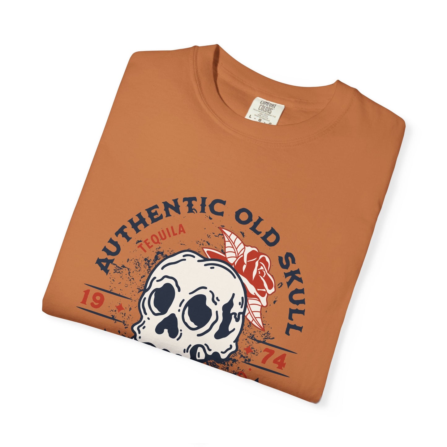 Skull Tequila T-Shirt, Vintage Fashion Tee, Unisex Summer Shirt, Casual Wear Gift, Cool Style for Occasions