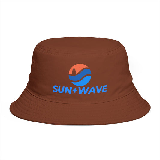 Bucket Hat - SUN+WAVE Five Tides Embroidered Beach Bucket Hat