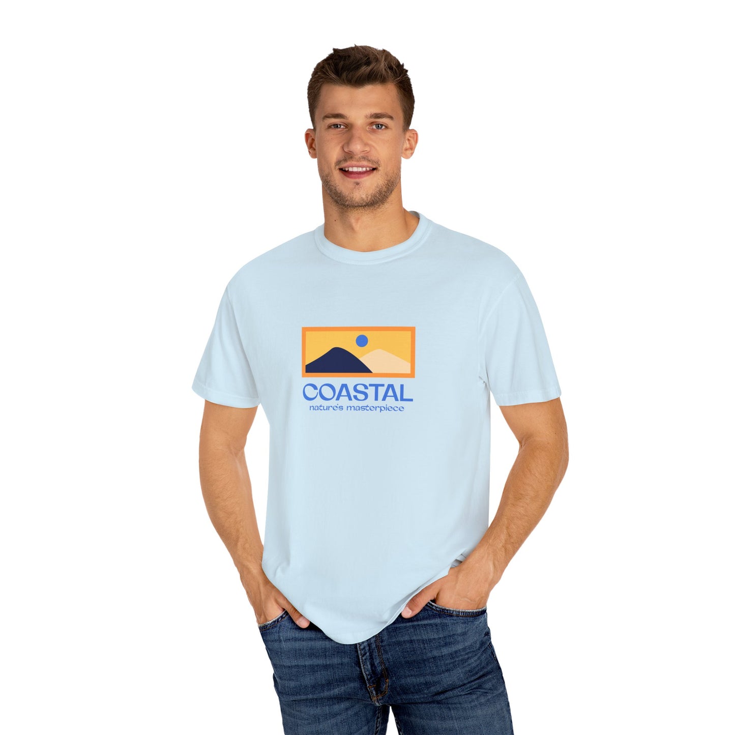 Coastal Nature Masterpiece T-Shirt, Beach Vibes Shirt, Summer Apparel, Gift for Nature Lovers, Casual Everyday Top