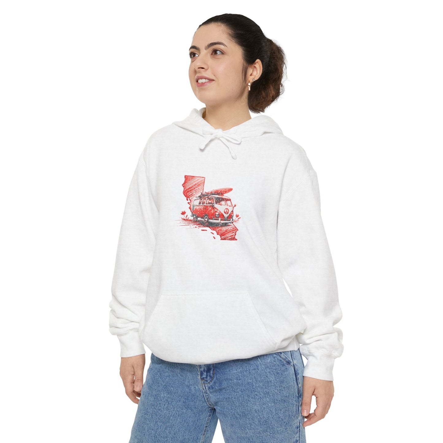 California Surfing Camp Hoodie, Unisex Summer Sweatshirt, Beach Vibes Apparel, Travel Gift, Coastal Adventure Wear
