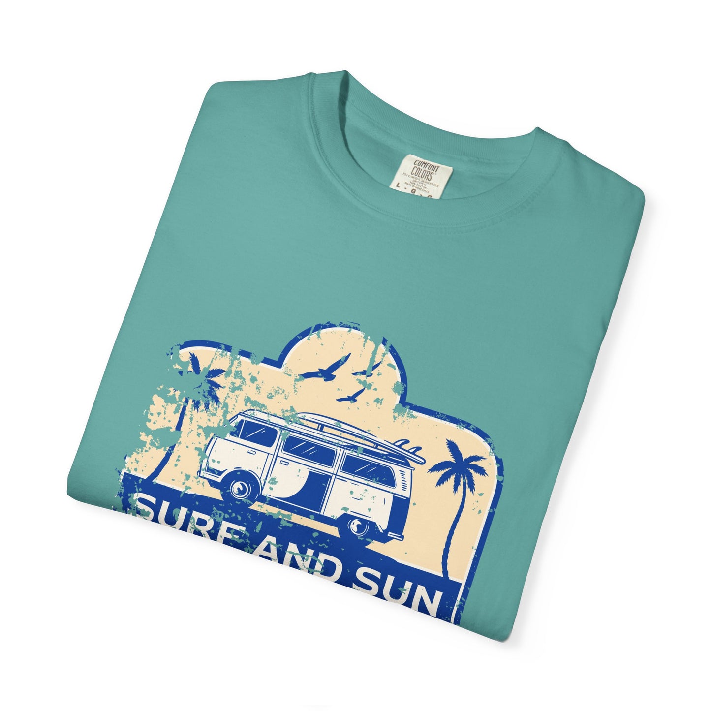 Chill Vibes Surf T-Shirt, Unisex Beach Tee, Casual Summer Shirt, Surf and Sun Apparel, Vacation Clothing, Gift for Surf Lovers