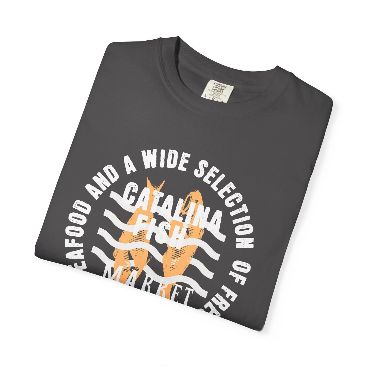 Catalina Fish Market Select T-Shirt, 100% Ring-Spun Garment-Dyed Cotton