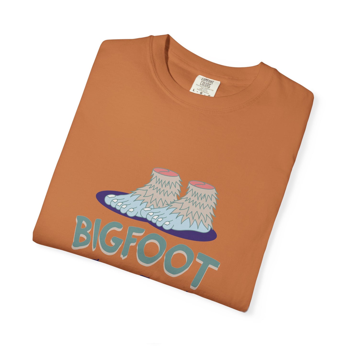 Bigfoot Beach Apparel T-Shirt, Unisex Summer Tee, Casual Graphic Shirt, Fun Gift for Outdoor Lovers, Beach Vacation Wear
