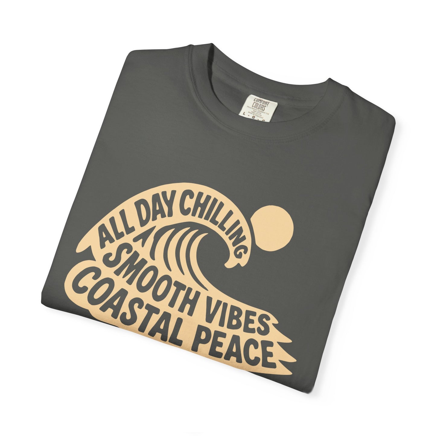 Coastal Vibes T-Shirt - Relaxed Beachy Tee, Unisex Summer Shirt, Chill Wave Tee, Perfect for Vacations, Gift for Ocean Lovers