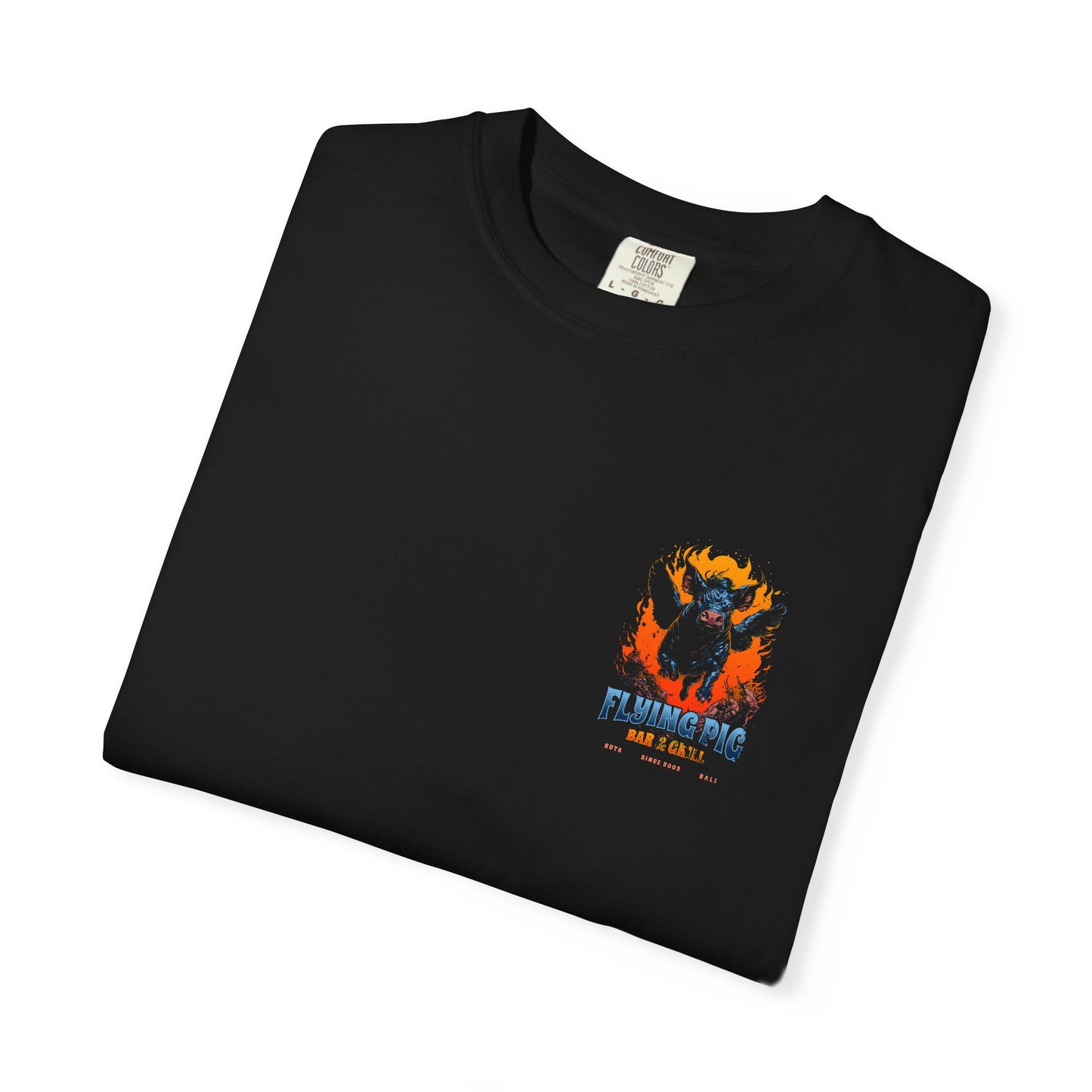 Flying Pig Graphic Tee - Unisex Garment-Dyed T-shirt, Fun Apparel, Casual Wear, Unique Gift, Summer Fashion, Festival Shirt