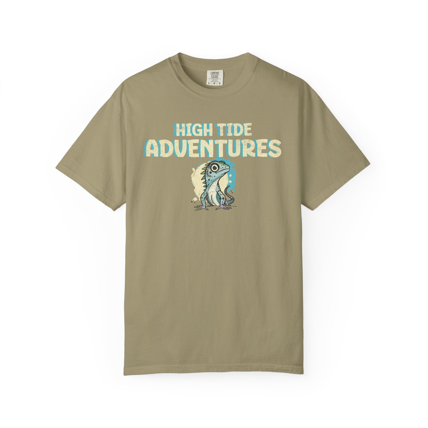 High Tide Adventures T-Shirt, 100% Ring-Spun, Garment-Dyed Cotton