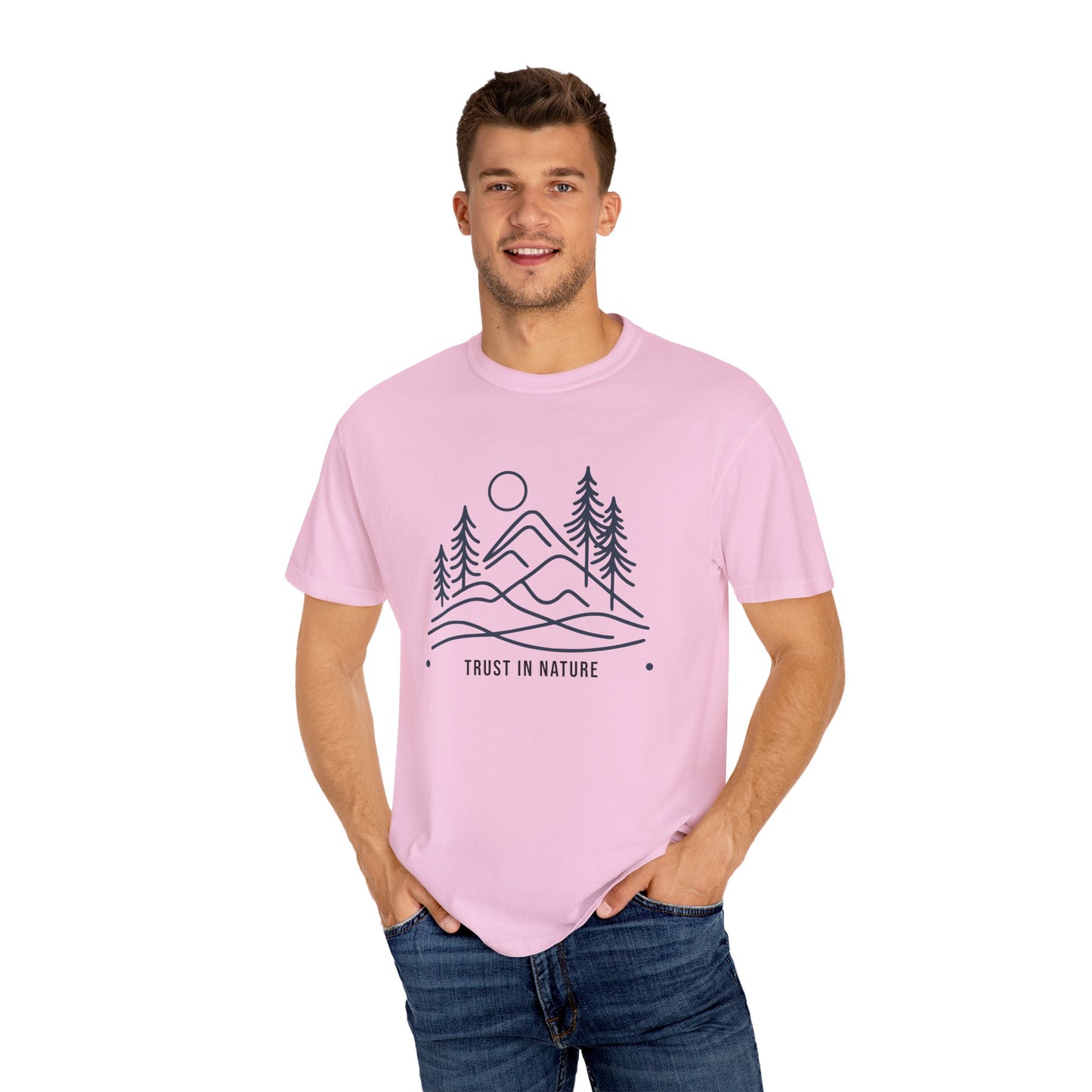 Nature Inspired Unisex T-Shirt, Trust in Nature Graphic Tee, Eco-Friendly Apparel, Outdoor Adventure Shirt, Gift for Nature Lovers