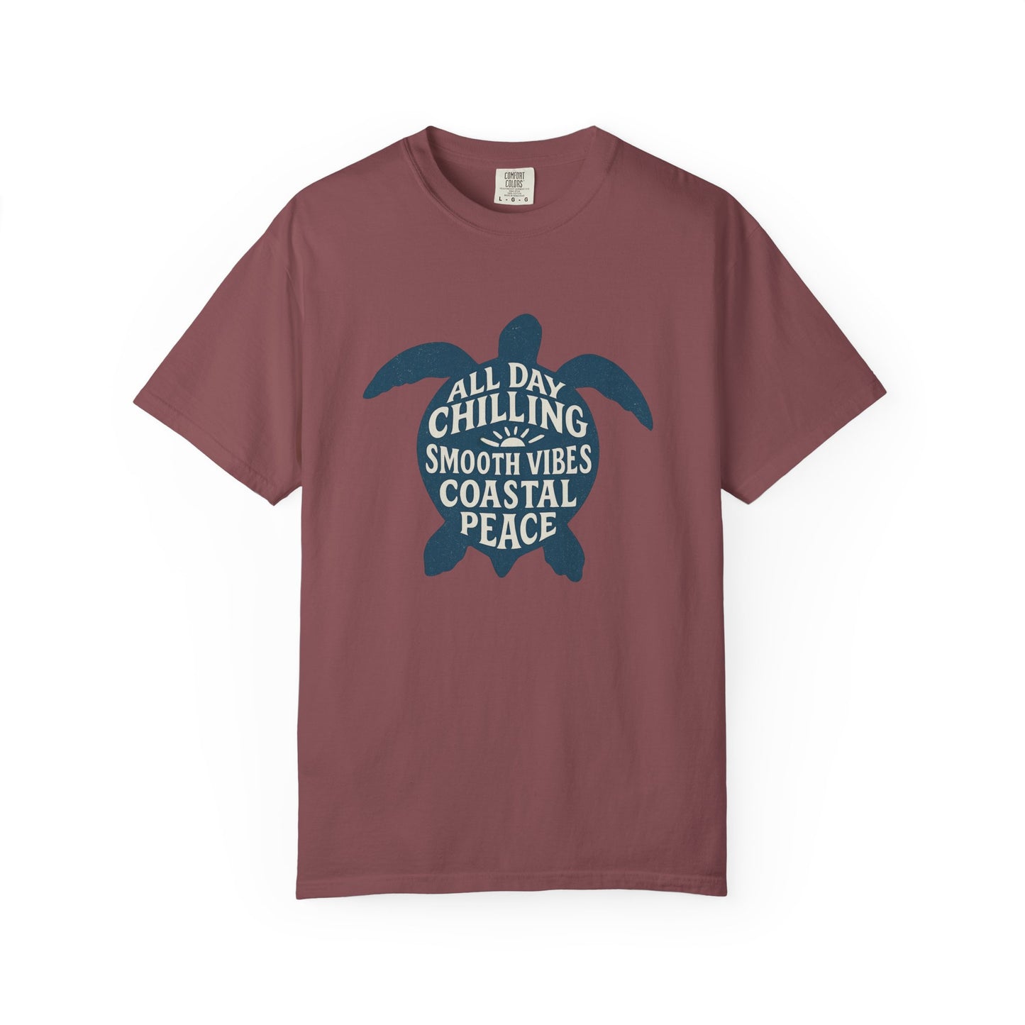 Chill Coastal Vibes T-shirt, Unisex Beach Tee, Summer Casual Wear, Gift for Ocean Lovers, Relaxed Weekend Shirt