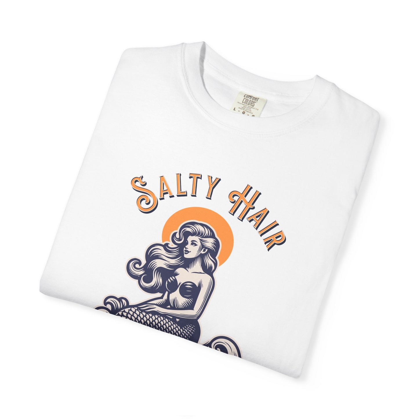Coastal Vibes T-Shirt: Womens Salty Hair Don't Care, Beach Life Shirt, Summer Casual Tee, Nautical Gift, Fun Graphic Top