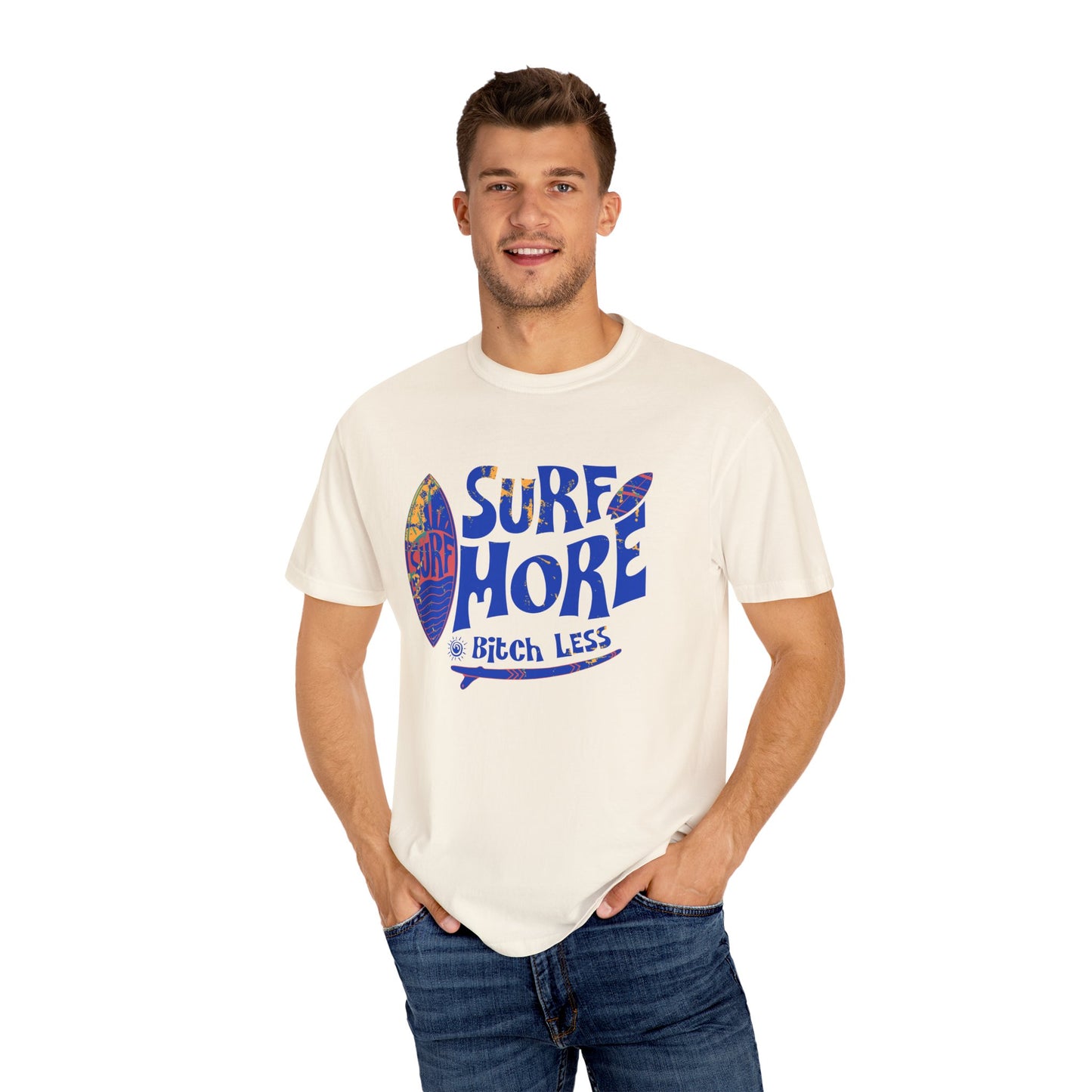 Surf More T-Shirt, Unisex Tee, Beach Apparel, Summer Wear, Surfing Gift, Casual Style