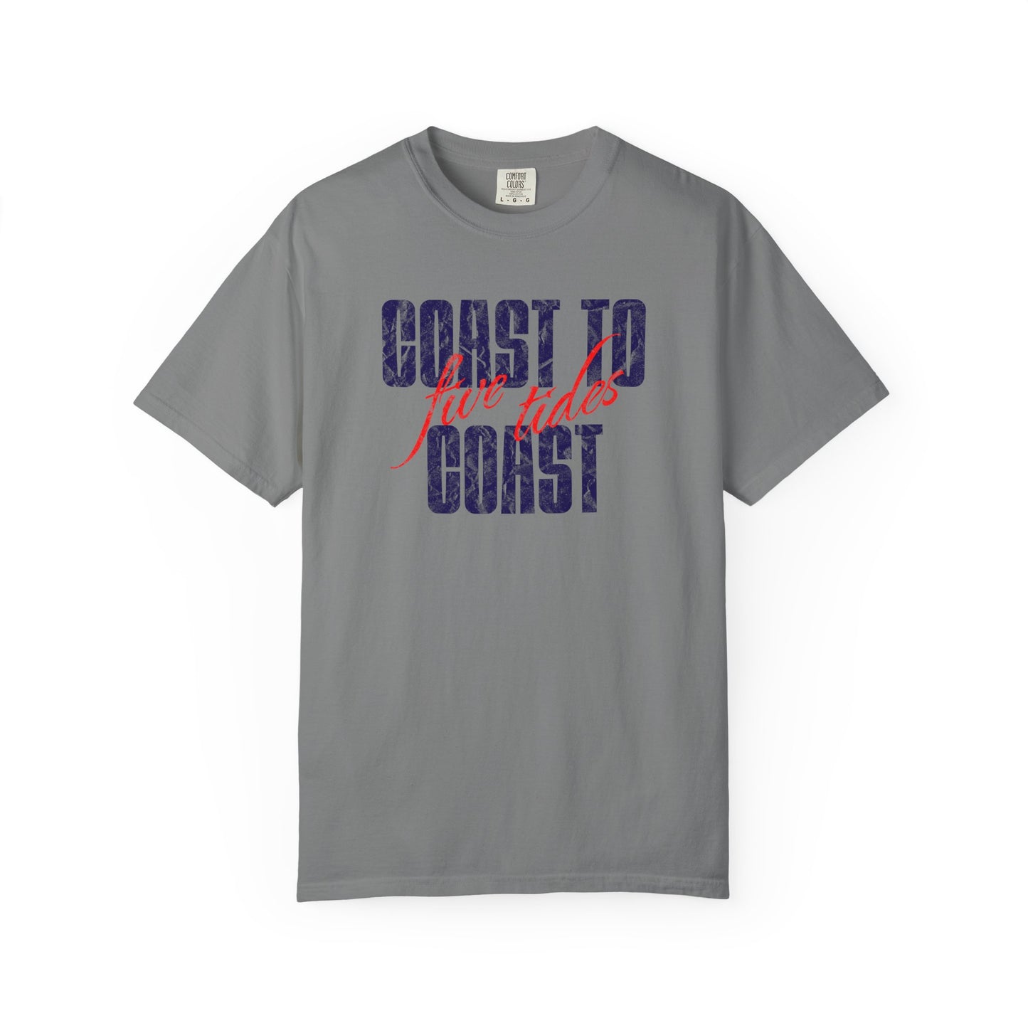 Coast to Coast T-Shirt, 100% Ring-Spun, Garment-Dyed Cotton