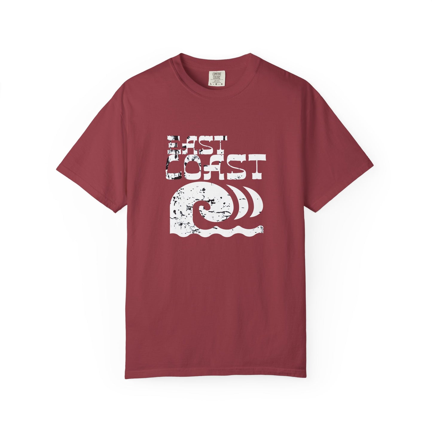 East Coast Vibes T-Shirt - Unisex Garment-Dyed Tee, Beachwear, Summer Casual, Travel Top, Retro Ocean Shirt