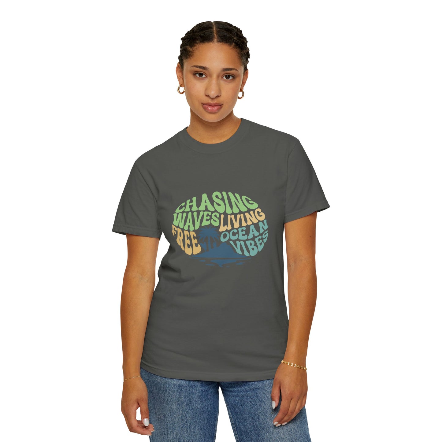 Ocean Vibes Unisex T-Shirt - Chasing Waves Graphic Tee, Casual Wear, Beach Lovers, Summer Style, Gift for Friends, Beach T-shirt, Ocean