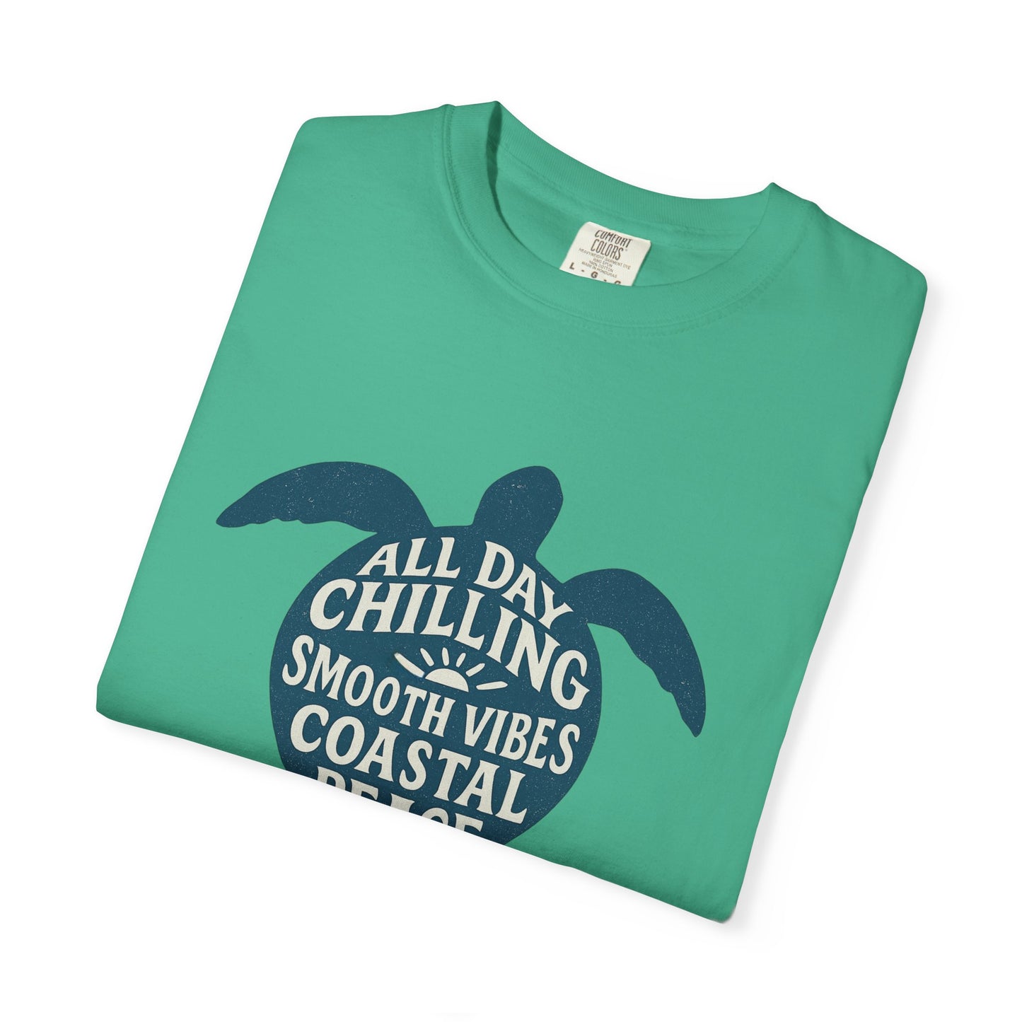 Chill Coastal Vibes T-shirt, Unisex Beach Tee, Summer Casual Wear, Gift for Ocean Lovers, Relaxed Weekend Shirt
