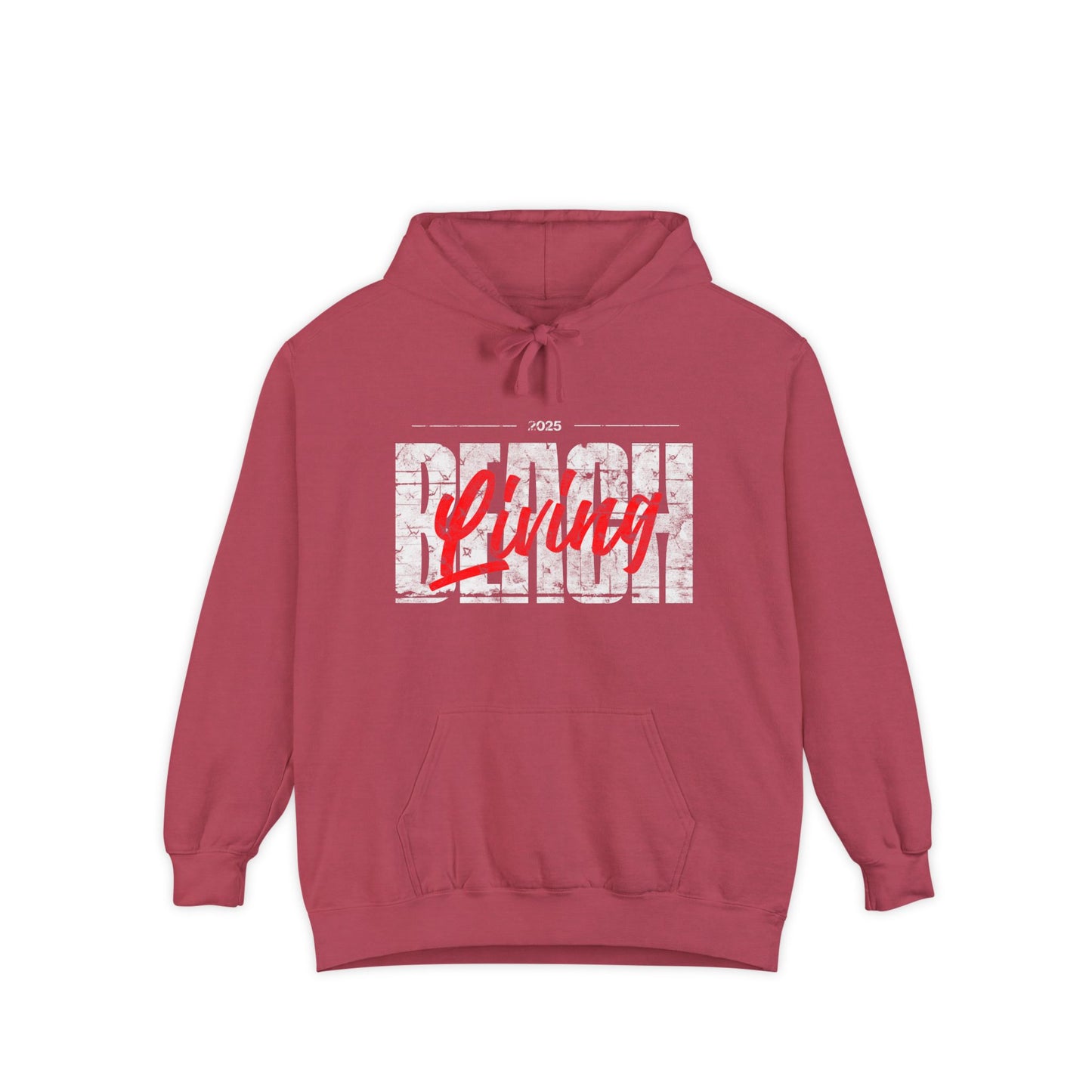 Beach Living Vibes Unisex Hoodie for Relaxed Days, Summer Apparel, Gift for Him/Her, Casual Wear, Beach Trip Essential