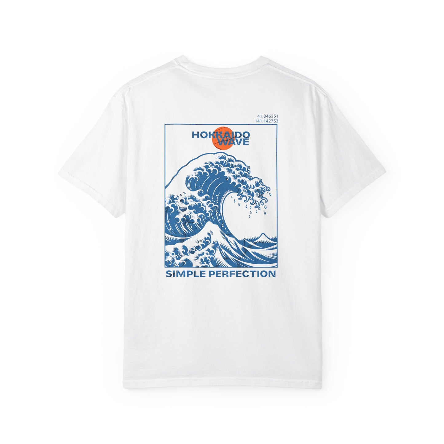 Hokkaido Wave Graphic Tee - Casual Unisex Shirt, Eco-Friendly Apparel, Summer Outfit, Beach Wear, Gift for Ocean Lovers