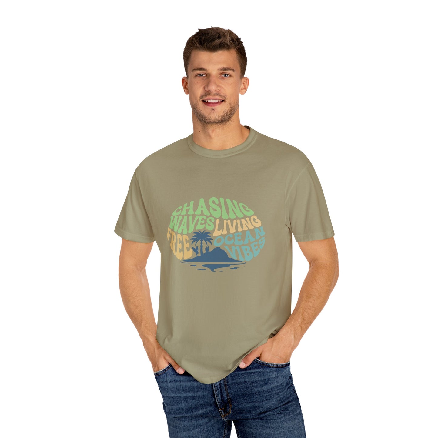 Ocean Vibes Unisex T-Shirt - Chasing Waves Graphic Tee, Casual Wear, Beach Lovers, Summer Style, Gift for Friends, Beach T-shirt, Ocean