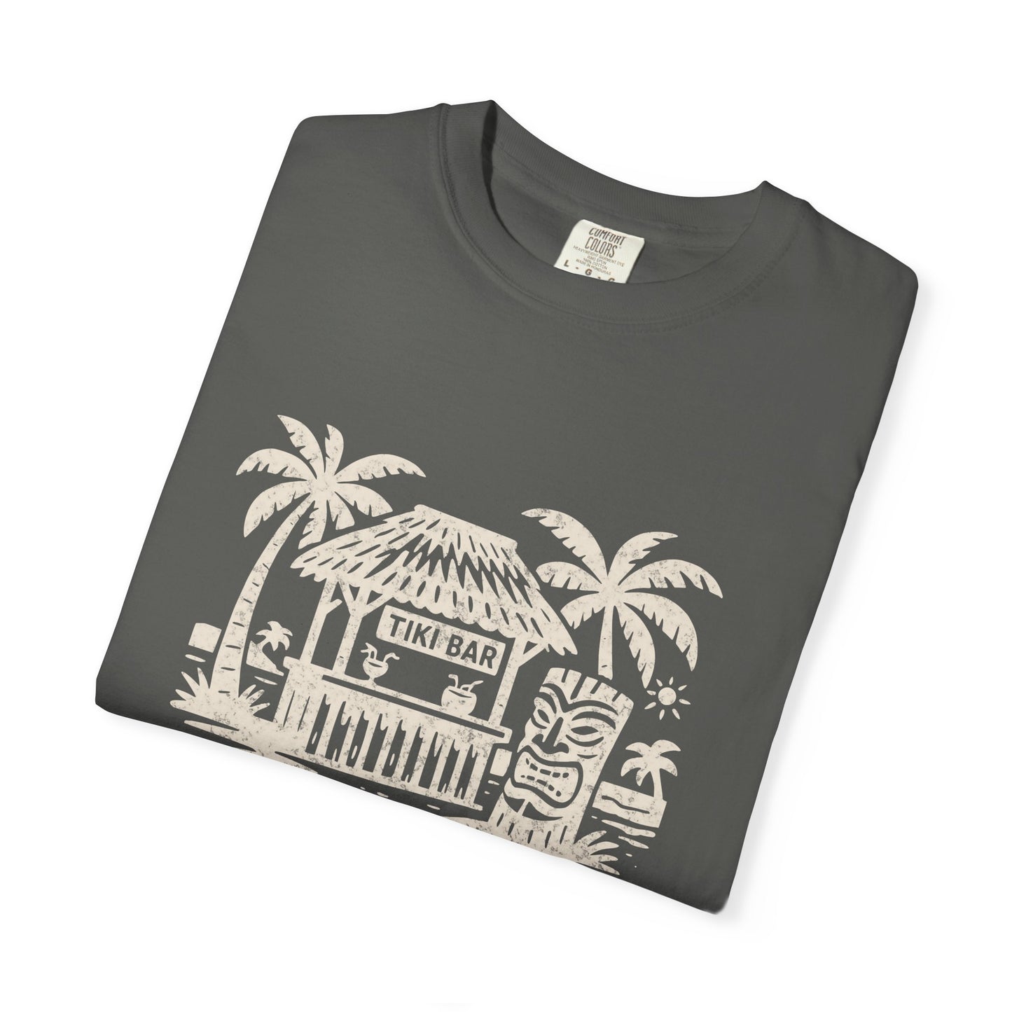 Tropical Tiki Bar Tee - Relaxed Vibes, Vacation Wear, Beach Party Essentials, Summer Gift, Casual Outing Top