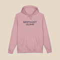 Nantucket Island Shell hoodie — scallop shell graphic pullover by Five Tides Apparel, view 3 of 15